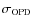 $\sigma_{\rm OPD}$