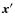 ${\vec x}'$