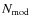 $N_{\rm mod}$