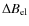 $\Delta B_{\rm el}$