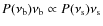 $P(\nu_{\rm b}) \nu_{\rm b} \propto
P(\nu_{\rm s}) \nu_{\rm s}$
