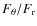 $F_\theta /F_{\rm r}$