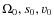 $\Omega_{0}, s_{0}, v_{0}$