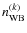$n_{\rm WB}^{(k)}$