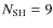 $N_{\rm SH}=9$