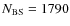 $N_{\rm BS}=1790$