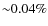 ${\sim}0.04\%$