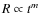 $R \propto t^m$