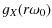 $\displaystyle g_X(r\omega_0)$