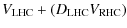 $\displaystyle V_{\rm LHC} + (D_{\rm LHC} V_{\rm RHC})$