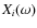 $X_i(\omega)$