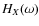 $H_X(\omega)$