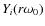 $Y_i(r\omega_0)$
