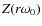 $Z(r\omega_0)$