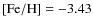 $\rm [Fe/H]=-3.43$