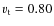 $v_{\rm t}=0.80$