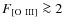 $F_{\rm {[O~III] }} \ga 2$