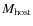 $M_{\rm host}$