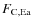 $F_{\rm C,Ea}$