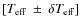 $[ T_{\rm eff}~\pm~\delta T_{\rm eff}]$