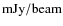 ${\rm mJy/beam}$