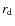 $r_{\rm d}$