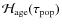 ${\cal{H}}_{\rm age}(\tau_{\rm pop})$