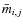 $\bar{m}_{i,j}$