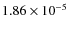 $1.86\times 10^{-5}$