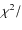 $\chi^2/$