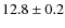 $ 12.8\pm0.2$