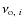 $\nu_{{\rm o},~i}$