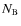 $N_{\rm B}$