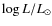 \ensuremath{\log L/L_{\odot}}