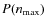 $P(n_{\rm max})$