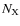 $N_{\rm X}$