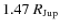 $1.47\ R_{\rm Jup}$