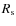 $R_{\rm s}$