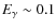 $E_\gamma\sim 0.1$