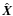 ${\hat{\vec X}}$