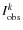 $I_{\rm obs}^k$