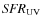 ${\it SFR}_{\rm UV}$