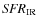 ${\it SFR}_{\rm IR}$