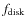 $f_{\rm disk}$