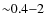 ${\sim}0.4{-}2$