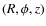 $(R,\phi,z)$