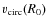 $v_{\rm circ}(R_{0})$