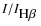 $I/I_{\mbox{H$\beta$ }}$