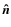 $\vec{\hat{n}}$