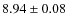 $8.94\pm 0.08$